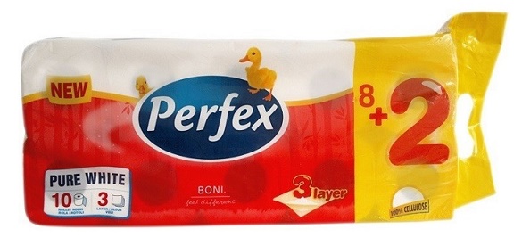 TP 3vr Perfex 050205 10ks | Papírové a hygienické výrobky - Toaletní papíry - Vícevrstvý TP 3vr Perfex 050205 10ks | Papírové a hygienické výrobky - Toaletní papíry - Vícevrstvý